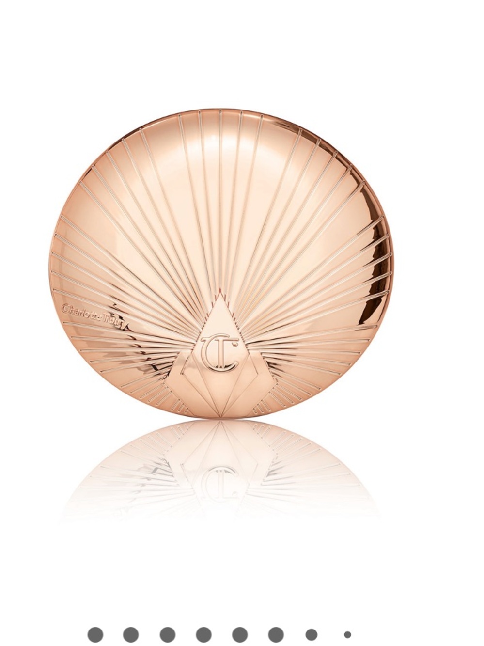 Charlotte Tilbury Bronzer Compact - Tan 3 -EUC (see pics) Airbrush Bronzer - Picture 2 of 10